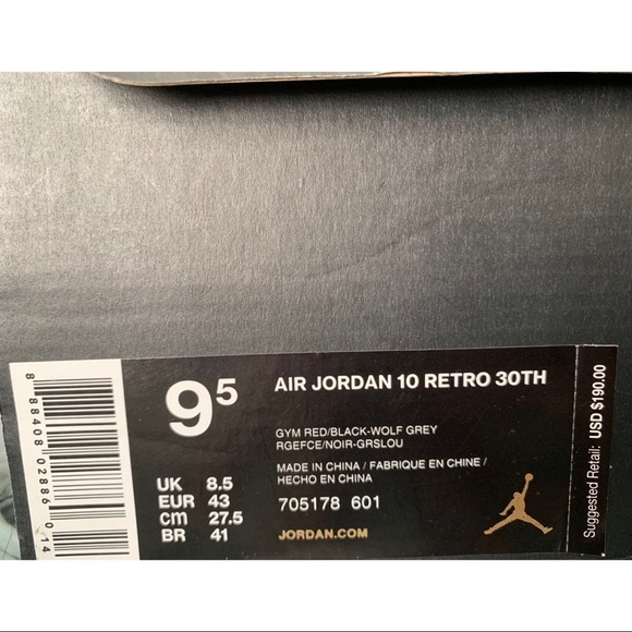 Air Jordan 10 Retro Bulls Over Broadway - Picture 7 of 7